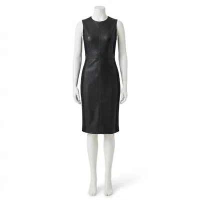 Spanx Leather Like Combo Shift In Black