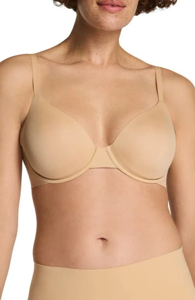 Spanx ® Lightly Lined Underwire T-shirt Bra In Brown