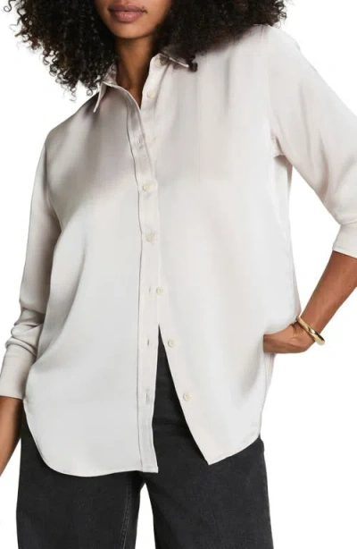 Spanx ® Long Sleeve Button-up Shirt In White