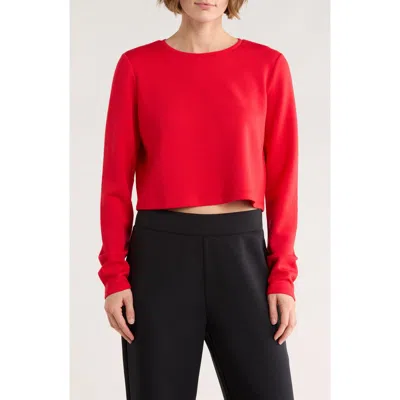 Spanx ® Long Sleeve Knit T-shirt In Red