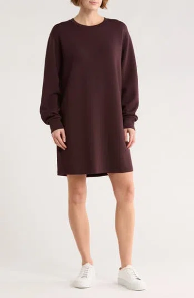 Spanx ® Long Sleeve Sweater Dress In Brown