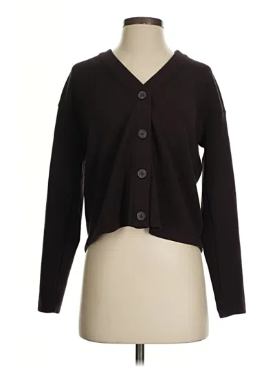 Pre-owned Spanx Long Sleeve Top Black Sweetheart Neckline Tops