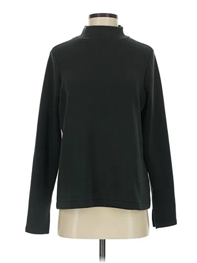 Pre-owned Spanx Long Sleeve Top Black Turtleneck Tops