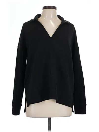 Pre-owned Spanx Long Sleeve T-shirt In Black