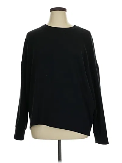 Pre-owned Spanx Long Sleeve T-shirt In Black