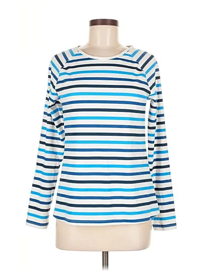 Pre-owned Spanx Long Sleeve T-shirt In Blue