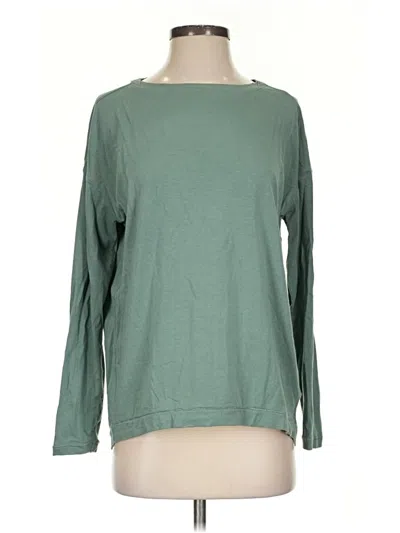 Pre-owned Spanx Long Sleeve T-shirt In Green