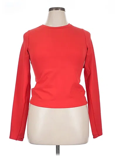 Pre-owned Spanx Long Sleeve T-shirt In Red