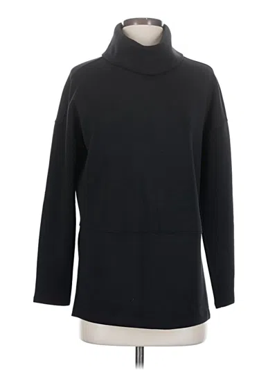 Pre-owned Spanx Long Sleeve Turtleneck In Black