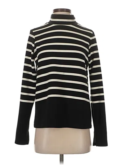 Pre-owned Spanx Long Sleeve Turtleneck In Black