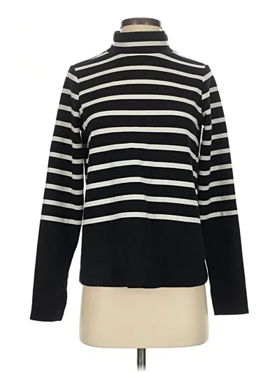 Pre-owned Spanx Long Sleeve Turtleneck In Black