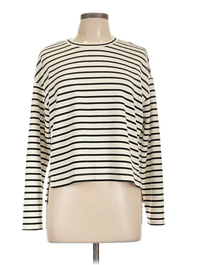 Pre-owned Spanx Long Sleeve Turtleneck In White