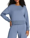 Spanx ® Crewneck Pullover In Blue