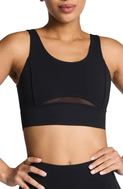 Spanx ® Meshery Longline Sports Bra In Black