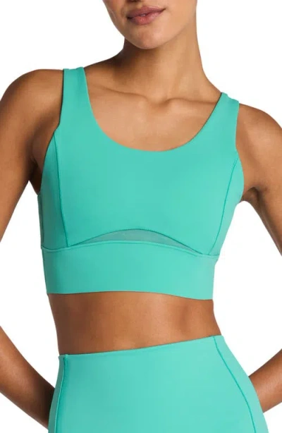 Spanx ® Meshery Longline Sports Bra In Green