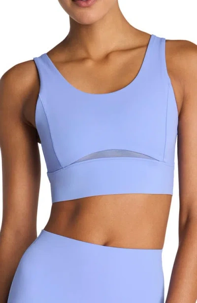 Spanx ® Meshery Longline Sports Bra In Purple