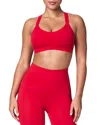 Spanx Mid Impact Sports Bra In  Red