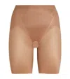 Spanx Mid-thigh Shorts - Medium Control In Brown