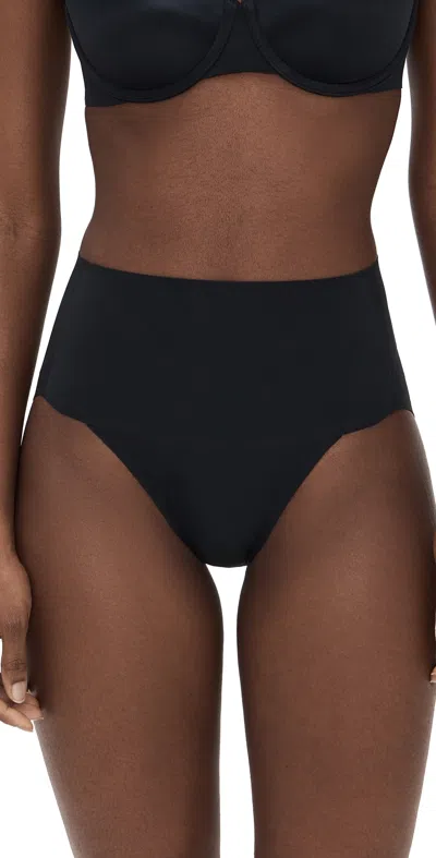 Spanx Natural Waist Hi-leg Panties Very Black