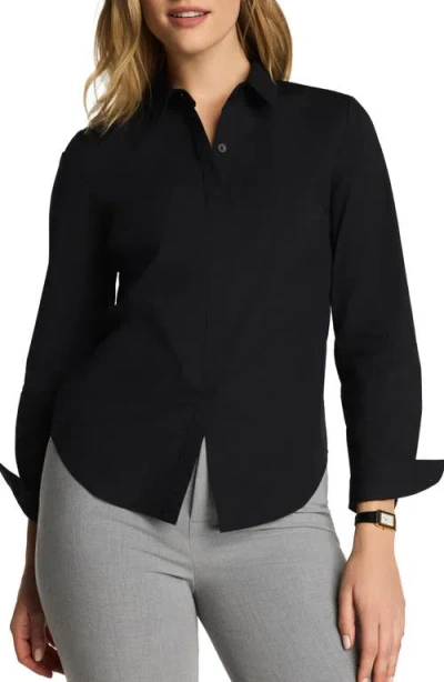 Spanx ® No Gape Button Down Shirt In Black