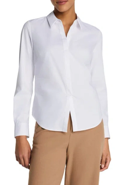 Spanx ® No Gape Button Down Shirt In White