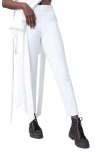 Spanx ® On The Go Slim Straight Ankle Pants With Ultimate Opacity Technology In Classic White