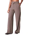 Spanx On The Move Wide Leg Pants In Smoke