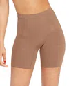 Spanx Oncore Mid Thigh Shorts In Cafe Au Lait