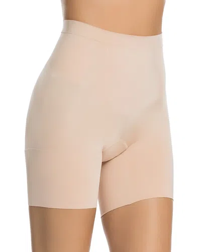 Spanx Oncore Mid-thigh Shorts In Nude