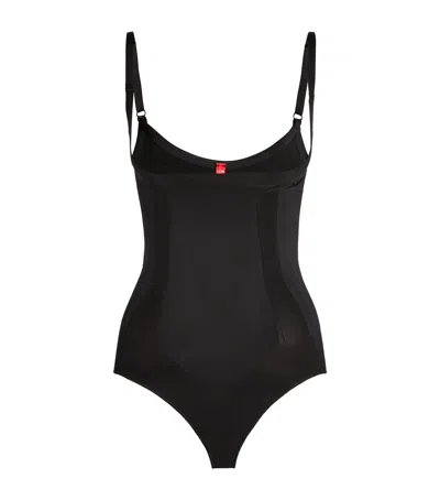 Spanx Oncore Open-bust Bodysuit - Firm Control In Black
