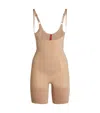 Spanx Oncore Open Bust Mid-thigh Bodysuit - Firm Control