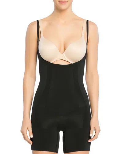 SPANX ONCORE OPEN-BUST MID-THIGH BODYSUIT,10130R