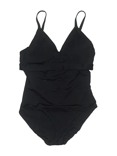 Pre-owned Spanx One Piece Swimsuit In Black