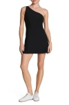 Spanx ® One-shoulder Dress In Black