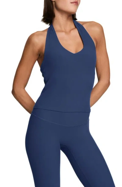 Spanx ® Onform Halter Crop Top In Blue