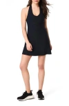 Spanx ® Onform Halter Mini Sundress In Black