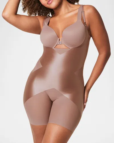SPANX OPEN-BUST X MID-THIGH BODYSUIT