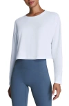 Spanx ® Outpace Crop Long Sleeve Top In White