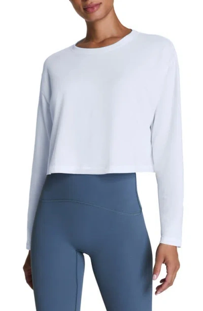 Spanx ® Outpace Crop Long Sleeve Top In White
