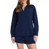 Spanx ® Oversize Button-up Shirt In Blue