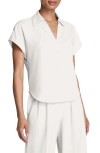 Spanx ® Oversize Short Sleeve Collared Shirt In White