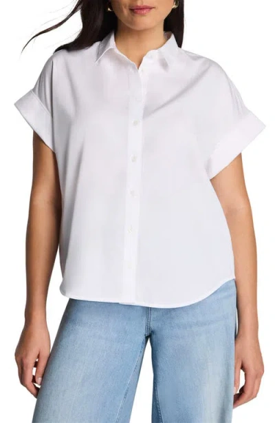 Spanx ® Oversized Button-front Shirt In White