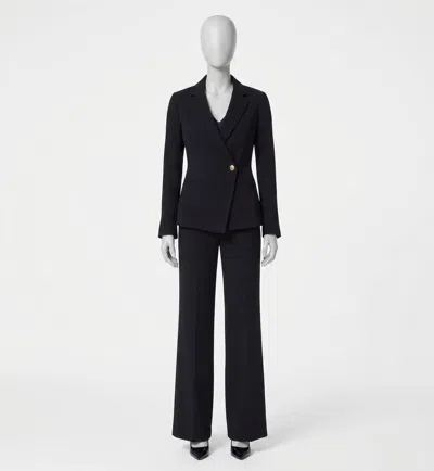 Spanx Perfect Asymmetric Tailored Blazer In Classic Black