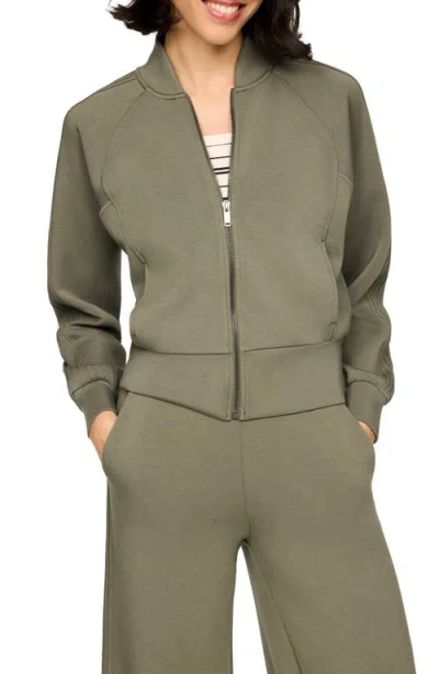 Spanx ® Pintuck Track Jacket In Green