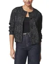 Spanx ® Herringbone Ponte Knit Bomber Jacket In Multi