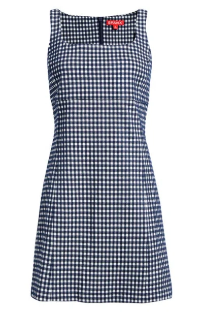 Spanx ® Ponte Jacquard Square Neck Mini Dress In Multi
