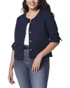 Spanx ® Ponte Bomber Jacket In Blue