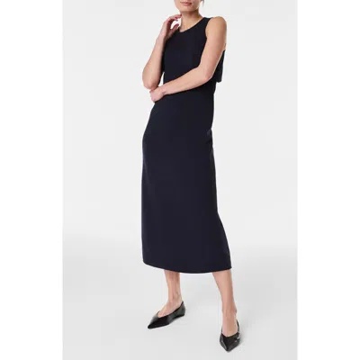 Spanx ® Ponte Overlay Dress In Blue