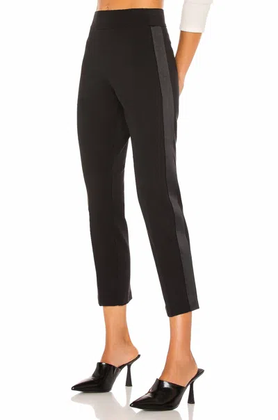 Spanx Ponte Pant With Satin Tape In Classic Black