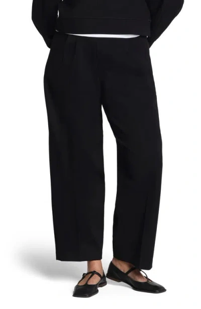 Spanx ® Ponte Pleat Tapered Pants In Black